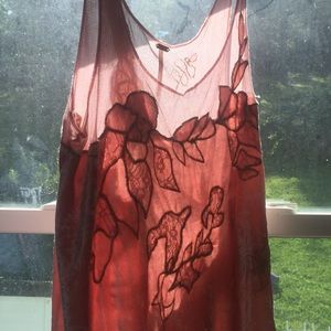 Sleeveless Velvet Top
